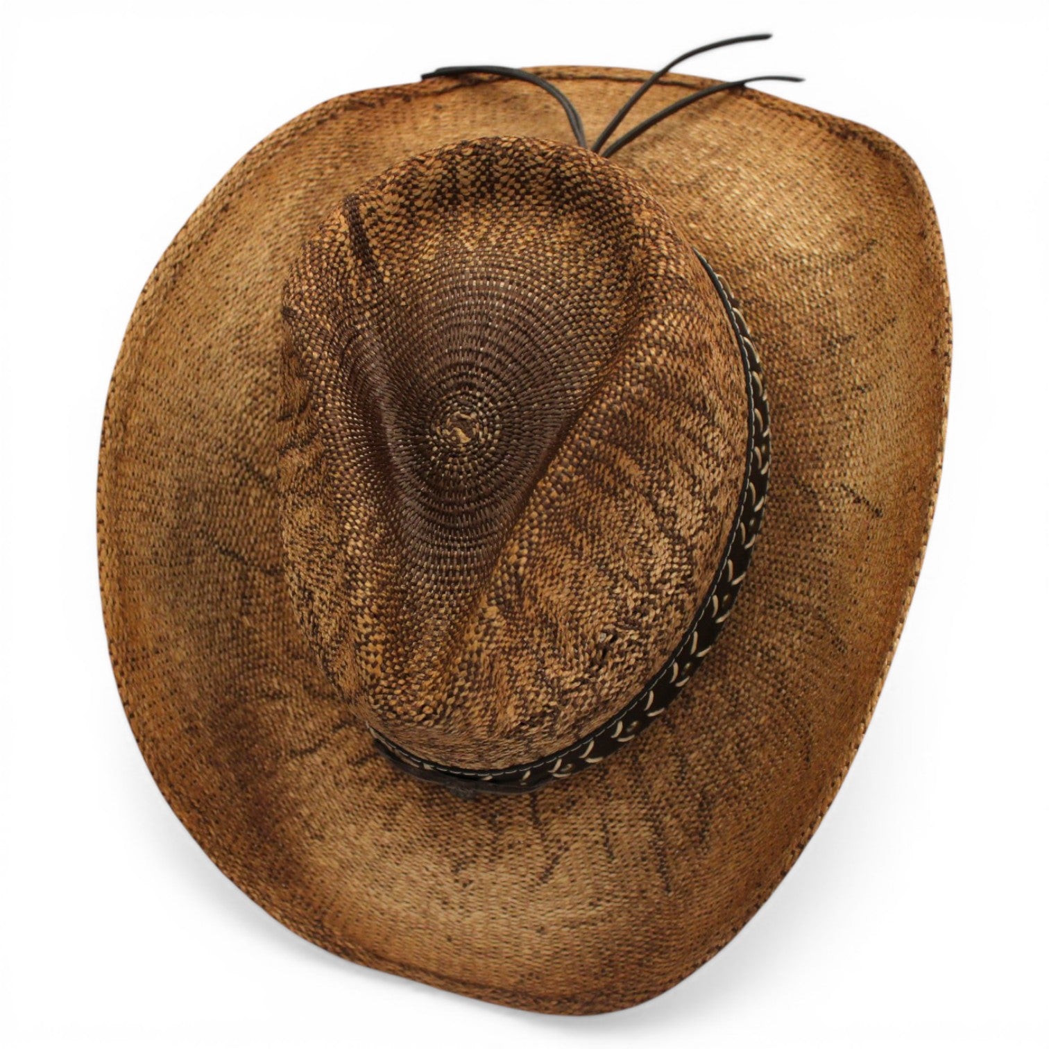 Sombrero Yute Trompo Camel