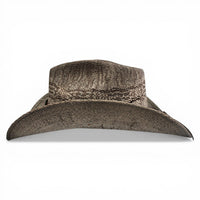 Sombrero Yute Trompo Gris Oscuro