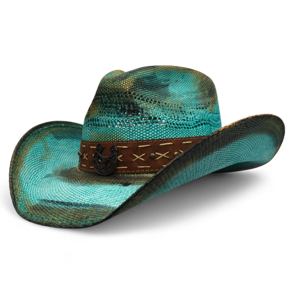 Sombrero Taiwán Trompo Turquesa
