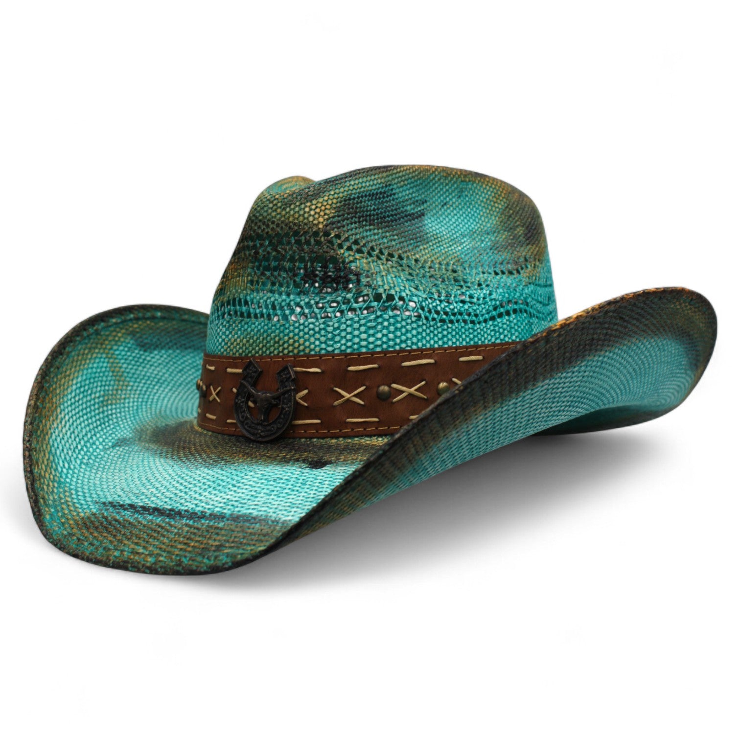 Sombrero Taiwán Trompo Turquesa