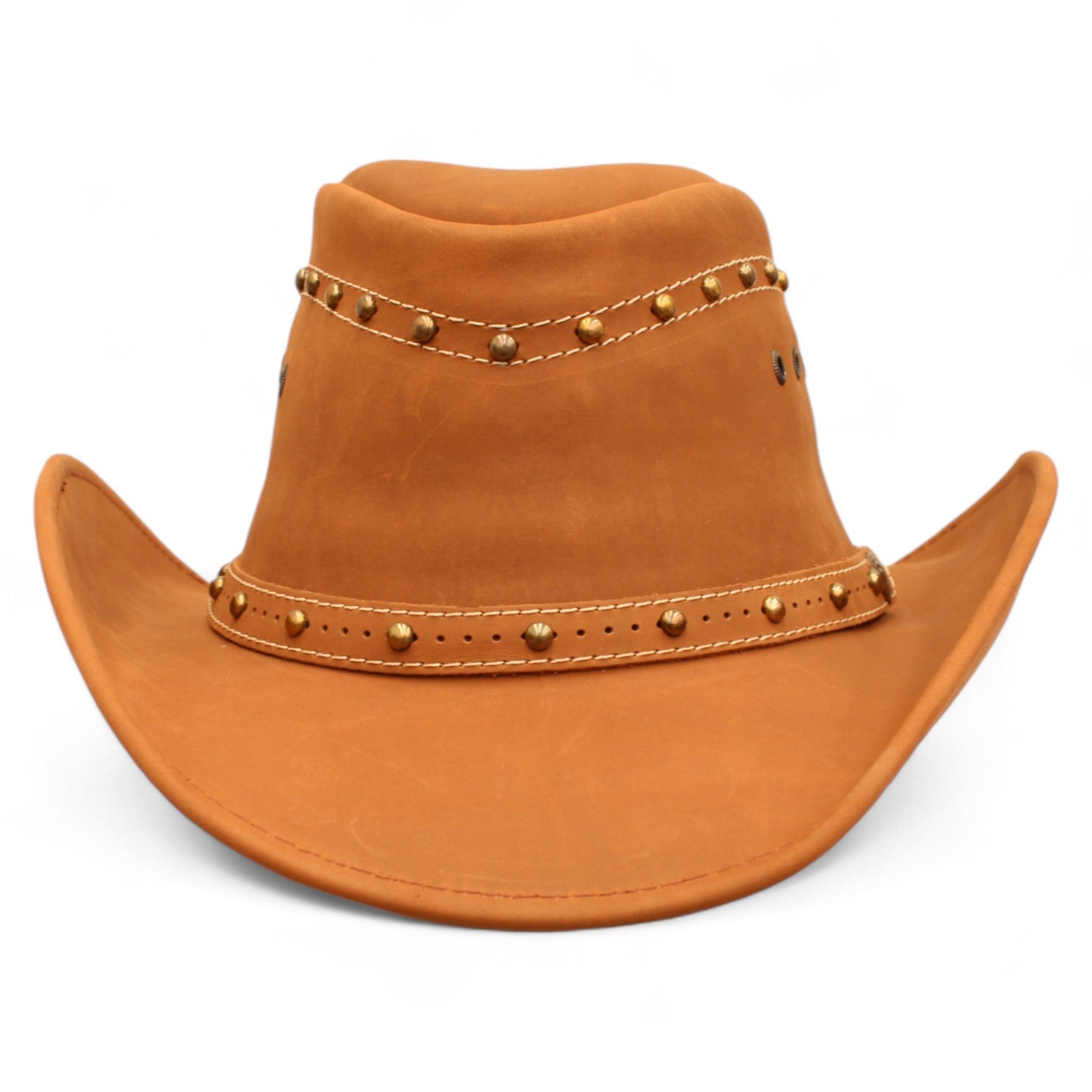 Texano Trompo Tabaco Piel Mantua