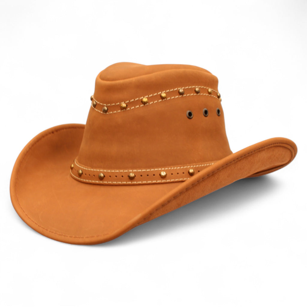 Texano Trompo Tabaco Piel Mantua