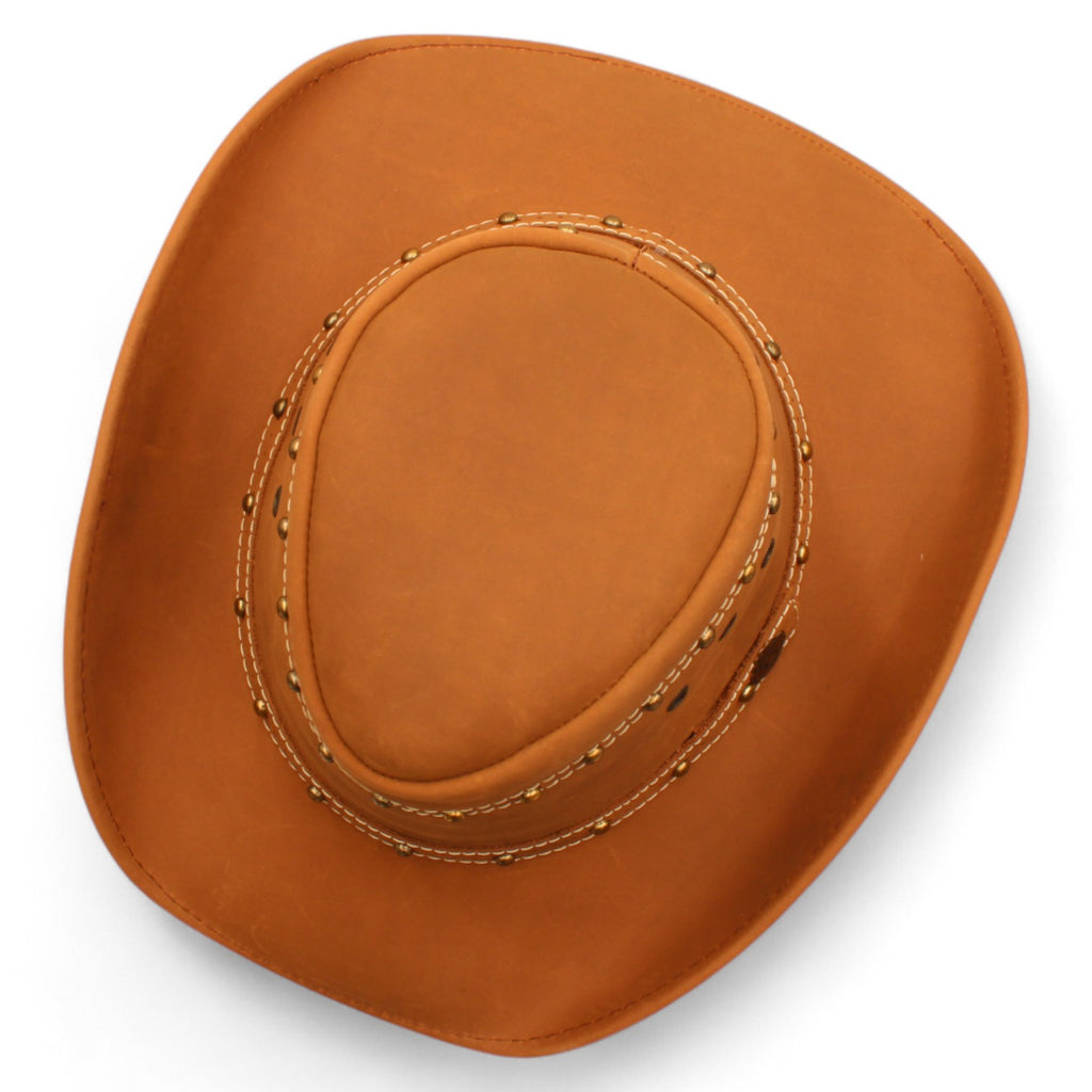 Texano Trompo Tabaco Piel Mantua